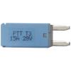PARTS PTT Circuit Breaker Mini, type 3. Manual Reset, 15AC001-102-0064 standardní plochá pojistka pro motorová vozidla , 28 V/DC, 15 A, 1 ks