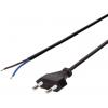 LogiLink napájecí kabel [1x Euro zástrčka - 1x kabel s otevřenými konci] 1.50 m černá