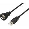 TRU COMPONENTS TC-E13T-MU2-MWA/NWA-0.5PV-S TC-13543536 USB konektor 0.5 m, 1 ks TRU COMPONENTS TC-E13T-MU2-MWA/NWA-0.5PV-S TC-13543536 USB konektor 0.5 m, 1 ks