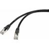 Renkforce RF-4538202 RJ45 síťové kabely, propojovací kabely CAT 6A S/FTP 20.00 m černá vhodné pro venkovní oblast 1 ks Renkforce RF-4538202 RJ45 síťové kabely, propojovací kabely CAT 6A S/FTP 20.00 m černá vhodné pro venkovní oblast 1 ks