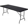 Perel folding table rattan kempingový stolek černá FP180R Zatížitelnost (hmotnost) (max.) 100 kg