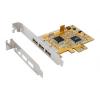 Síťová karta 3portový, typ sběrnice: PCIe 480Mbit/s EX-11053 PCIe Exsys Síťová karta 3portový, typ sběrnice: PCIe 480Mbit/s EX-11053 PCIe Exsys