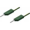 Hirschmann Test & Measurement MLN 25/2,5 měřicí kabel lamelová zástrčka 4 mm lamelová zástrčka 4 mm 25.00 cm žlutá, zelená 1 ks