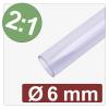 Quadrios 25CA606 smršťovací bužírka bez lepidla transparentní 6 mm 3 mm Poměr smrštění:2:1 metrové zboží Quadrios 25CA606 smršťovací bužírka bez lepidla transparentní 6 mm 3 mm Poměr smrštění:2:1 metrové zboží