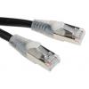 RS PRO Cat5e Ethernetové kabely, Černá, Polyvinylchlorid, A: RJ45, 30V 1 m Vnější, B: RJ45 Vnější, typ pláště: Stíněné RS PRO Cat5e Ethernetové kabely, Černá, Polyvinylchlorid, A: RJ45, 30V 1 m Vnější, B: RJ45 Vnější, typ pláště: Stíněné