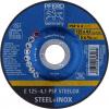 PFERD TOOLS 69220531 E 125-4,1 PSF STEELOX brusný kotouč lomený Průměr 125 mm Ø otvoru 22.23 mm nerezová ocel, ocel 10 ks