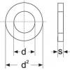 podložka 5.3 mm 10 mm nerezová ocel A2 100 ks TOOLCRAFT A5,3 D125-A2 1... podložka 5.3 mm 10 mm nerezová ocel A2 100 ks TOOLCRAFT A5,3 D125-A2 1...