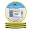 Elektrikářská páska, název: Temflex 165, Žlutá, Zelená Polyvinylchlorid 15mm x, délka: 10 m tloušťka 0.152 mm 3M