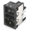 Schurter Konektor IEC 1A C14 Vnější, Zacvakávací montáž 5 x 20 mm, 250V ac 2 póly, 50Hz, 60 Hz Pájecí, 85 °C 2, -25 °C Schurter Konektor IEC 1A C14 Vnější, Zacvakávací montáž 5 x 20 mm, 250V ac 2 póly, 50Hz, 60 Hz Pájecí, 85 °C 2, -25 °C
