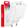 Napájecí adaptér AMIO 2× USB-C, 35 W, 100–240 V Napájecí adaptér AMIO 2× USB-C, 35 W, 100–240 V