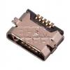 Konektor mikro USB B zásuvka, 1×5 vývody, 90°, SMD, černá