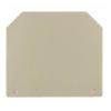 W-Series, Accessories, End plate, Partition plate WAP 16+35 WTW 2.5-10 1050100000-20 béžová Weidmüller 20 ks W-Series, Accessories, End plate, Partition plate WAP 16+35 WTW 2.5-10 1050100000-20 béžová Weidmüller 20 ks