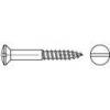 TOOLCRAFT TO-5446038 šroub do dřeva se zápustnou hlavou 4.5 mm 25 mm příruba DIN 95 mosaz 200 ks