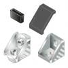 Bosch Rexroth Víčko rohového držáku, Polypropylen barva Šedá, pasuje do profilu: 20 x 20 mm