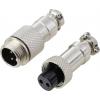 TRU COMPONENTS TC-13895556 kulatý konektor DIN, 1 sada
