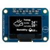Displej OLED, řada: MDOB128064VV-WI 0.96 in Bílá Pasivní matice 128 x 64 pixelů COB Midas I2C
