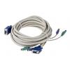 RS PRO Kabel KVM Vnější, A: VGA, B: PS2 x 2 Vnější 7.5 m RS PRO Kabel KVM Vnější, A: VGA, B: PS2 x 2 Vnější 7.5 m