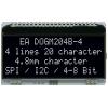 DISPLAY VISIONS 7segmentový displej 4.80 mm 3.3 V, 5 V Počet číslic: 4 EADOGM204S-A