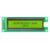 Monochromatický LCD displej, řada: 202 g Alfanumerické podsvícení LED Zelená, Žlutá 8bitový Displaytech Zelená 2 x 16 Monochromatický LCD displej, řada: 202 g Alfanumerické podsvícení LED Zelená, Žlutá 8bitový Displaytech Zelená 2 x 16