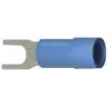 Vogt Verbindungstechnik 3623C vidlicové kabelové oko 1.50 mm² 2.50 mm² Ø otvoru=3.2 mm částečná izolace modrá 1 ks
