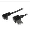 RS PRO Kabel USB do zásuvky IC Vnější, A: USB typu A, 1 m Vnější, Černá, B: Micro USB typ B
