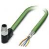 Phoenix Contact Cat5 Ethernetové kabely, Zelená, Polyuretan, 600V 5 m 4, typ pláště: Stíněné Stíněný