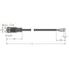 Turck RKC4.4T-0.5/TXL připojovací kabel pro senzory - aktory, 6625765, piny: 4, 0.50 m, 1 ks
