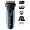 Braun Braun Rasierer Series 3 3010BT Black/Blu holicí strojek na tvář omyvatelný modrá, černá