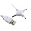NewLink USB adaptér Vnější, řada: USB, A: USB typu A, 300 mm Vnější, Bílá, B: USB typ B