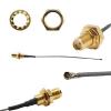 Koaxiální kabel, řada: SMA IPEX, Šedá, vnější průměr: 6.5 mm OD 50 mm 50 Ω Siretta Bez koncovky