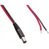 TRU COMPONENTS TC-2511264 nízkonapěťový připojovací kabel nízkonapěťová zástrčka - kabel s otevřenými konci 5.50 mm 2.10 mm 0.50 m 1 ks