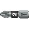 Wera Bit šroubováku, Nerezová ocel, Chromovaný, Šestihran, 6.35 mm, PZ2, počet kusů: 1 Wera Bit šroubováku, Nerezová ocel, Chromovaný, Šestihran, 6.35 mm, PZ2, počet kusů: 1