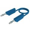 Hirschmann Test & Measurement Zkušební kabel s konektorem, Modrá 16A, délka kabelů: 2 m, 60V dc, Silikon Hirschmann Test & Measurement Zkušební kabel s konektorem, Modrá 16A, délka kabelů: 2 m, 60V dc, Silikon