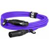 Rode XLR3M-PU XLR propojovací kabel 3 m fialová Rode XLR3M-PU XLR propojovací kabel 3 m fialová