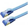 Value 21.99.2151 RJ45 síťové kabely, propojovací kabely CAT 6A F/UTP 1.00 m modrá stíněný, plochý, pozlacené kontakty 1 ks Value 21.99.2151 RJ45 síťové kabely, propojovací kabely CAT 6A F/UTP 1.00 m modrá stíněný, plochý, pozlacené kontakty 1 ks