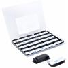TRU COMPONENTS T24CA074 úchytka samolepicí TC-12888568 pro plochý kabel, opětovně se zavírá černá 50 ks TRU COMPONENTS T24CA074 úchytka samolepicí TC-12888568 pro plochý kabel, opětovně se zavírá černá 50 ks