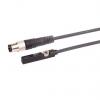 Pneumatický snímač, řada: ST6, Zástrčka, 3 kolíků, S vroubkovaným šroubem IP65, IP67 10V dc, 30 V dc EMERSON – AVENTICS