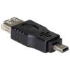 Akyga USB adaptér [1x USB 2.0 zásuvka A - 1x Mini USB typu B] AK-AD-07 s funkcí OTG