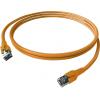 Easylan CP1KOBOBO0050 RJ45 síťové kabely, propojovací kabely CAT 6A S/FTP 5.00 m oranžová dvoužilový stíněný, bez halogenů, samozhášecí 1 ks Easylan CP1KOBOBO0050 RJ45 síťové kabely, propojovací kabely CAT 6A S/FTP 5.00 m oranžová dvoužilový stíněný, bez halogenů, samozhášecí 1 ks