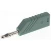 Hirschmann Test & Measurement Banánek, 4 mm, 60V dc, 24A, Zelená, Vnější Šroubová, materiál kontaktu: Slitina berylia a Hirschmann Test & Measurement Banánek, 4 mm, 60V dc, 24A, Zelená, Vnější Šroubová, materiál kontaktu: Slitina berylia a