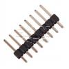 Kolíková lišta lámací 1×8 HSU C2100-08ASGAS0R, rozteč 2,54 mm