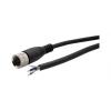 Kabel konektoru, A: Vnitřní, A: M12, Rovný 5, B: Přímý, 60V, IP67, řada: RND 205 RND 2 m Kabel konektoru, A: Vnitřní, A: M12, Rovný 5, B: Přímý, 60V, IP67, řada: RND 205 RND 2 m