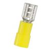 RS PRO Zásuvný konektor, řada: RS PRO Izolované, 0.8 x 6.35 mm, Žlutá Vnitřní, celková délka: 23.5mm, izolační: Nylon, RS PRO Zásuvný konektor, řada: RS PRO Izolované, 0.8 x 6.35 mm, Žlutá Vnitřní, celková délka: 23.5mm, izolační: Nylon,