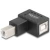 Delock USB 2.0 adaptér [1x USB 2.0 zástrčka B - 1x USB 2.0 zásuvka B] 67204 90° zatočeno dolů