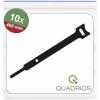 Quadrios 25CA566 kabelový manažer na suchý zip ke spojování háčková a flaušová část (d x š) 400 mm x 12 mm černá 10 ks Quadrios 25CA566 kabelový manažer na suchý zip ke spojování háčková a flaušová část (d x š) 400 mm x 12 mm černá 10 ks