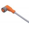 Kabel ovladače snímače, A: Vnitřní, A: M12 4, B: Bez koncovky, 250 V ac, 300V dc, IP65, IP67, IP68, IP69K, řada: EVW005