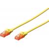 Digitus DK-1612-010/Y RJ45 síťové kabely, propojovací kabely CAT 6 U/UTP 1.00 m žlutá kroucené páry 1 ks Digitus DK-1612-010/Y RJ45 síťové kabely, propojovací kabely CAT 6 U/UTP 1.00 m žlutá kroucené páry 1 ks