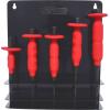 KS Tools 156.0000 Sada průbojníků s ochrannou rukojetí, 5 ks, 3 - 8 mm