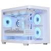 AeroCool P500C-G-WT-V1 midi tower PC skříň černá, bílá AeroCool P500C-G-WT-V1 midi tower PC skříň černá, bílá