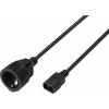 Sygonix SY-7154200 napájecí kabel černá 0.30 m